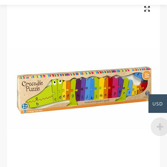 New Crocodile Alphabet Wood Puzzle - Picture 6 of 7